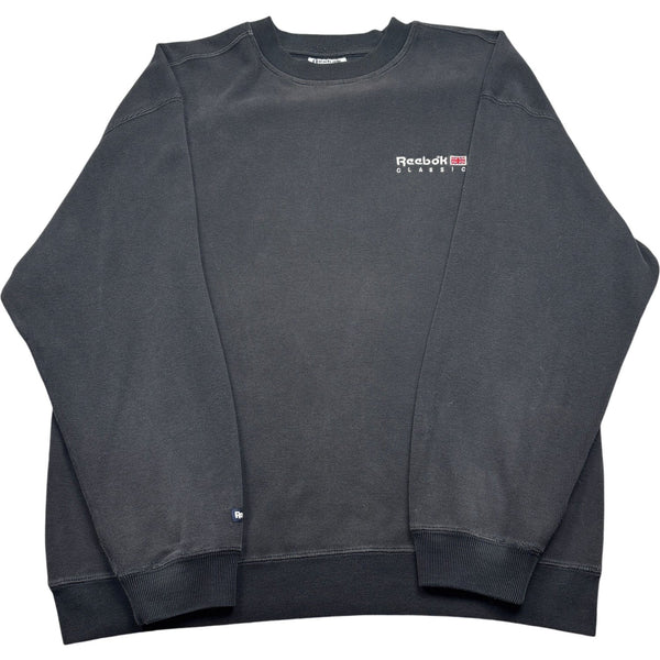 Vintage Black Reebok Crewneck Sweater (XL)
