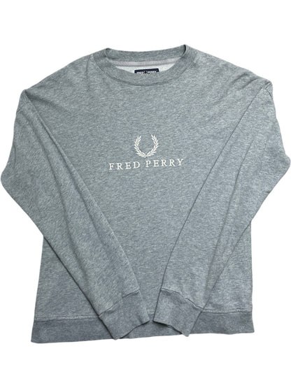 Vintage Grey Fred Perry Crewneck Sweatshirt (M)