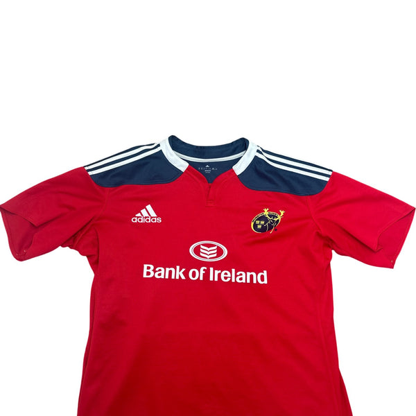Vintage Red Adidas Rugby Jersey Munster (XXL)