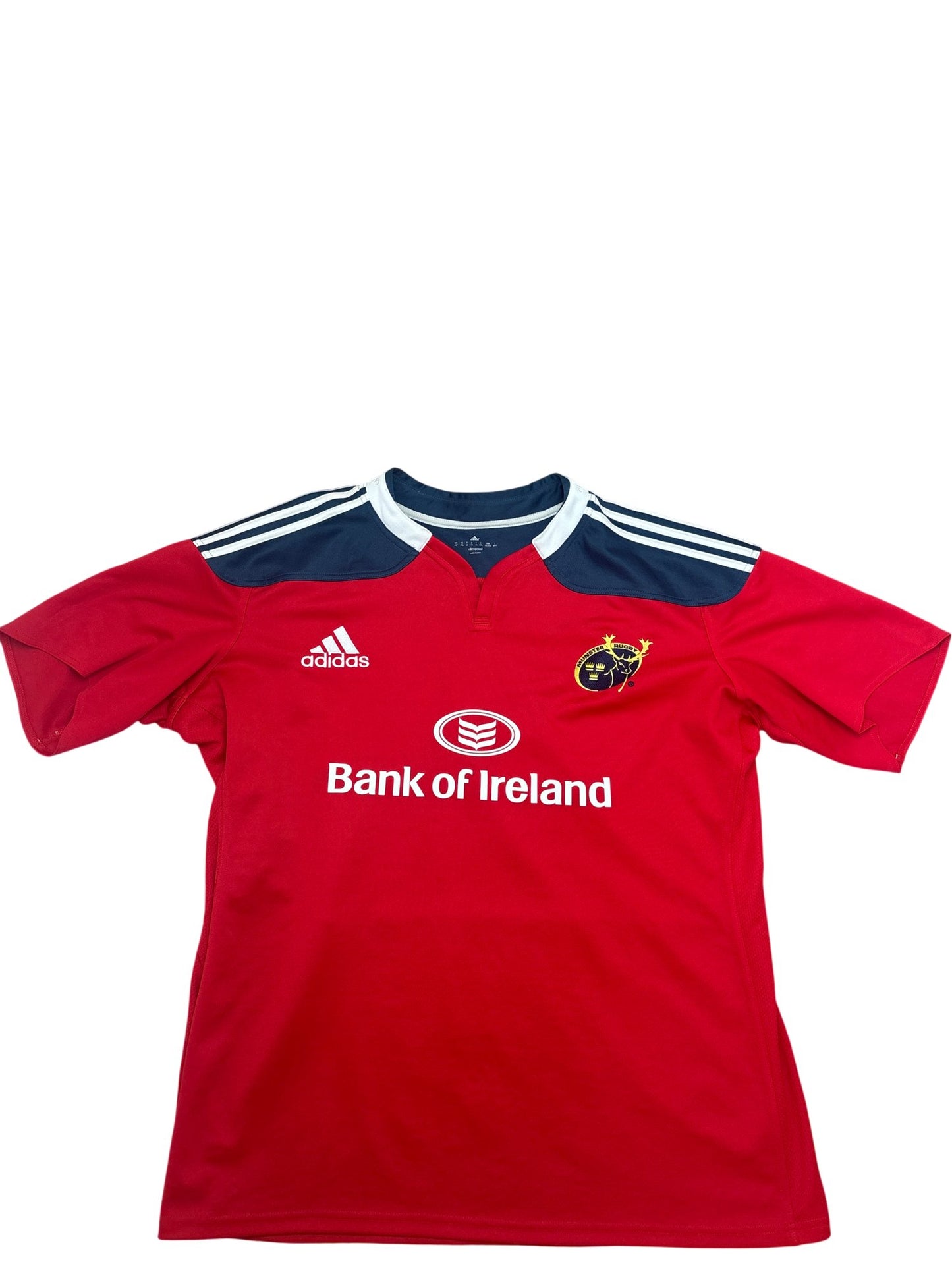 Vintage Red Adidas Rugby Jersey Munster (XXL)
