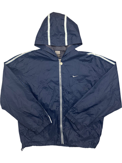 Vintage Navy Nike Windbreaker Jacket Y2K (M)