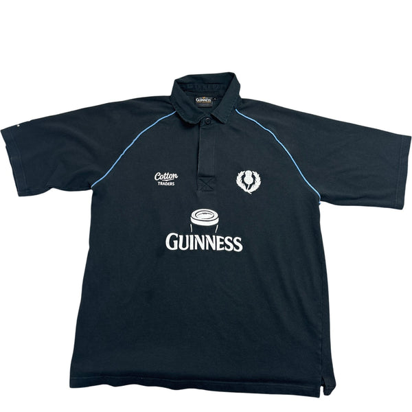 Vintage Black Guinness Rugby Shirt (L)