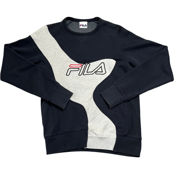 Vintage Navy Fila Crewneck Sweatshirt (S)