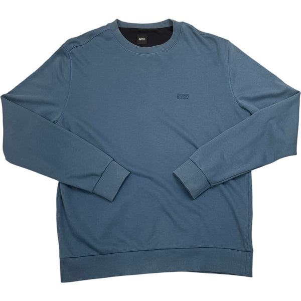 Vintage Blue BOSS Crewneck Sweatshirt (L)