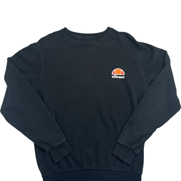 Vintage Black Ellesse Sweatshirt UK 12 (M)