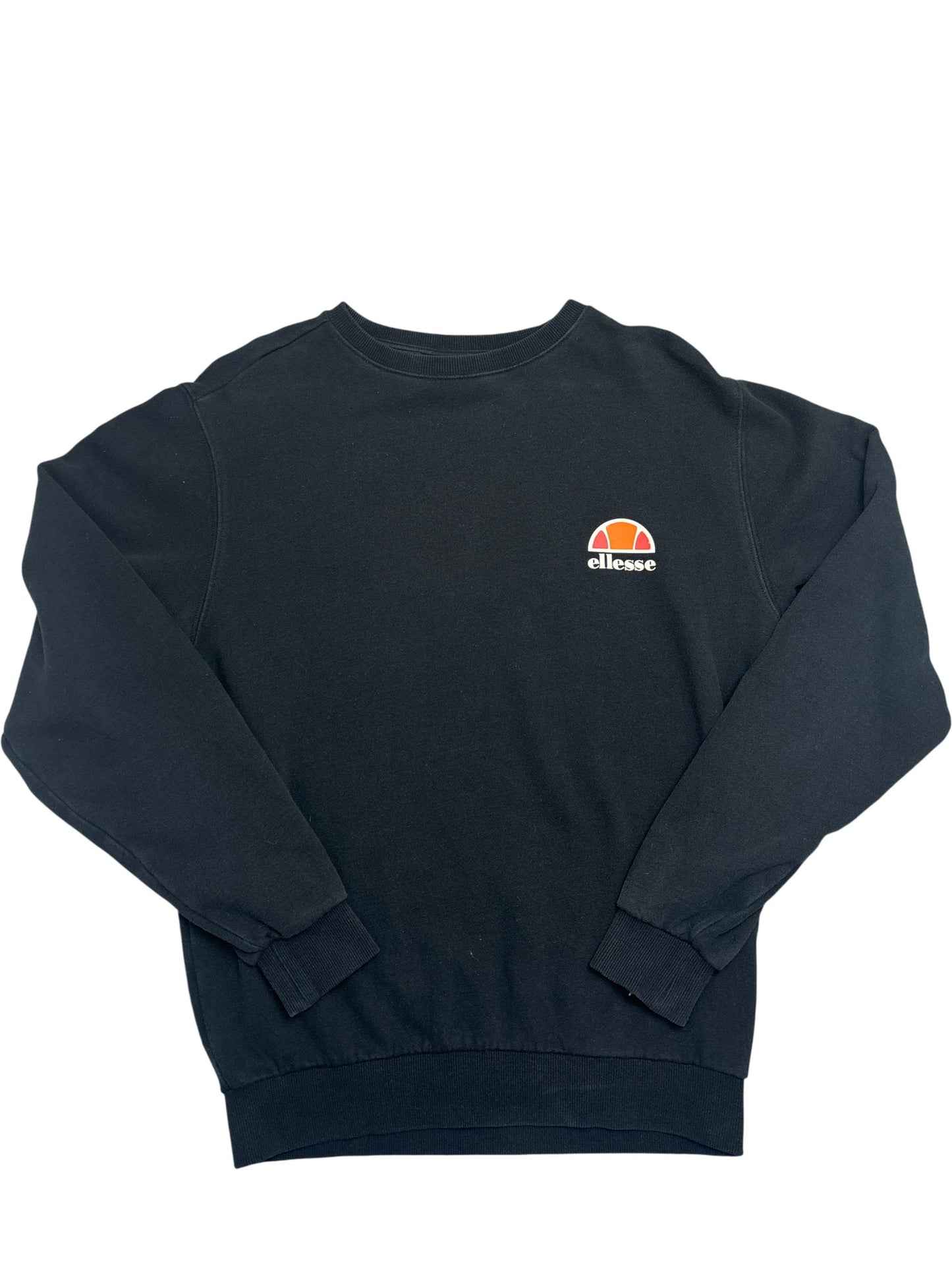 Vintage Black Ellesse Sweatshirt UK 12 (M)