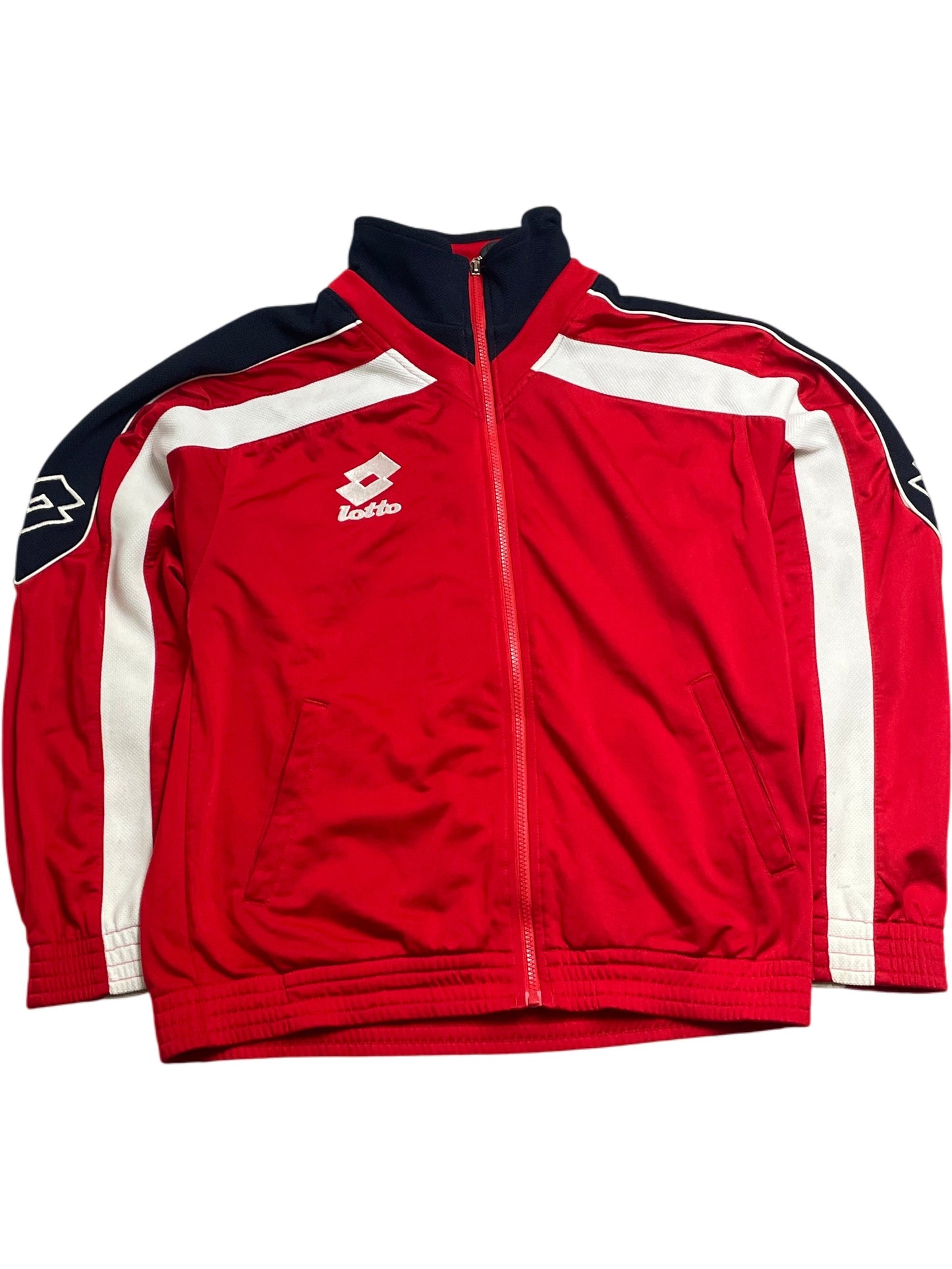 Vintage Red Lotto Track Jacket 90s (M)