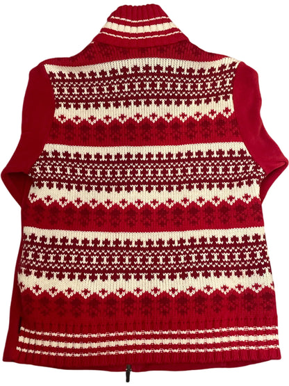 Vintage Red Whack Vintage Fleece Jacket Campagnolo Heavyweight (S)