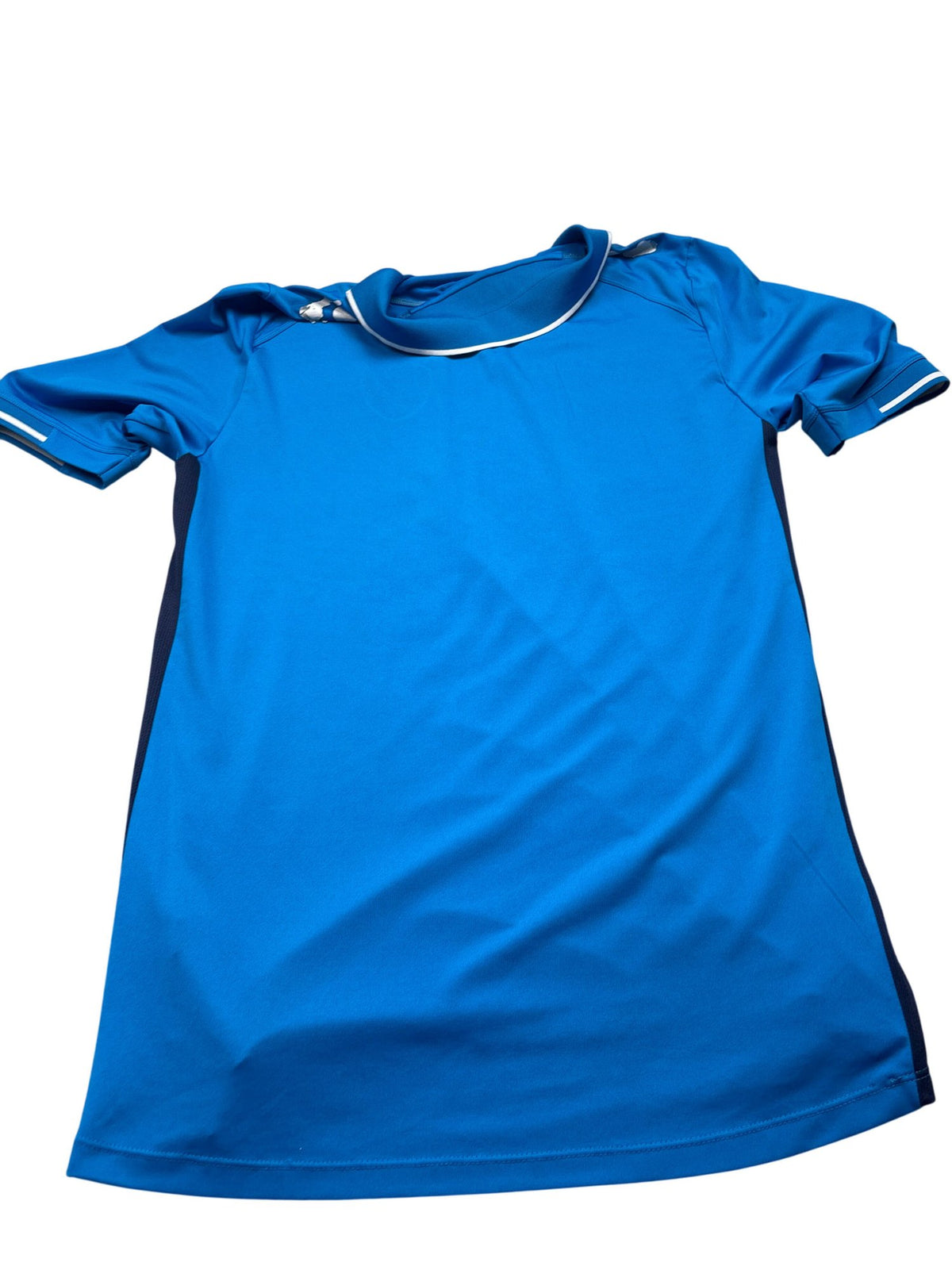 Vintage Blue Macron Football Jersey Leeds United (L)