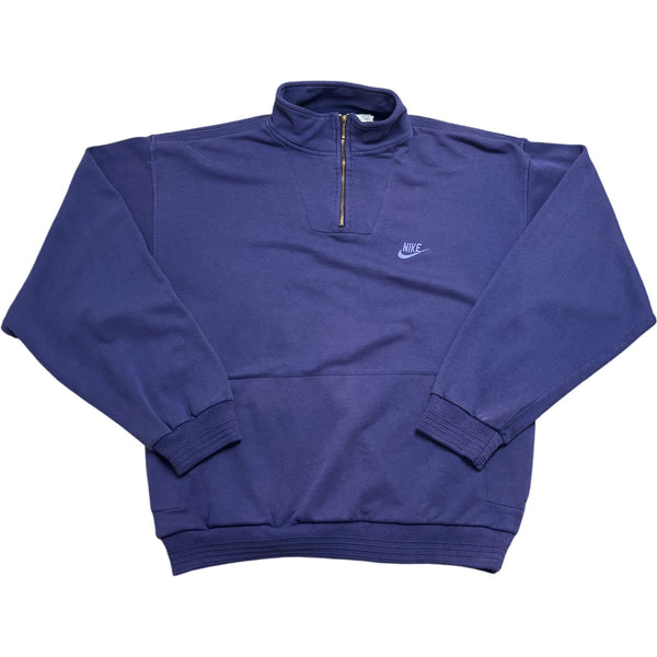 Vintage Purple Nike Halfzip Sweatshirt (M)