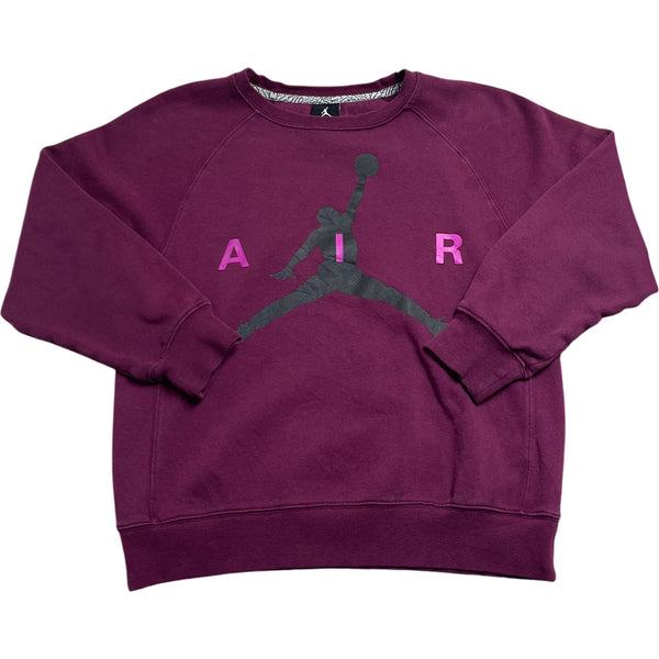 Vintage Burgundy Whack Vintage Crewneck Sweatshirt Air Logo (S)