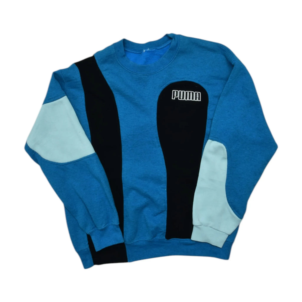 Vintage Blue Puma Sweatshirt (S)