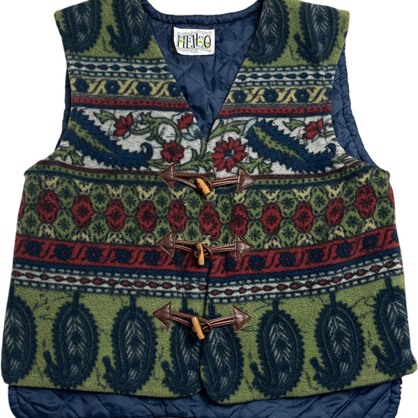 Vintage Green Whack Vintage Vest AZ Quilted M (M)