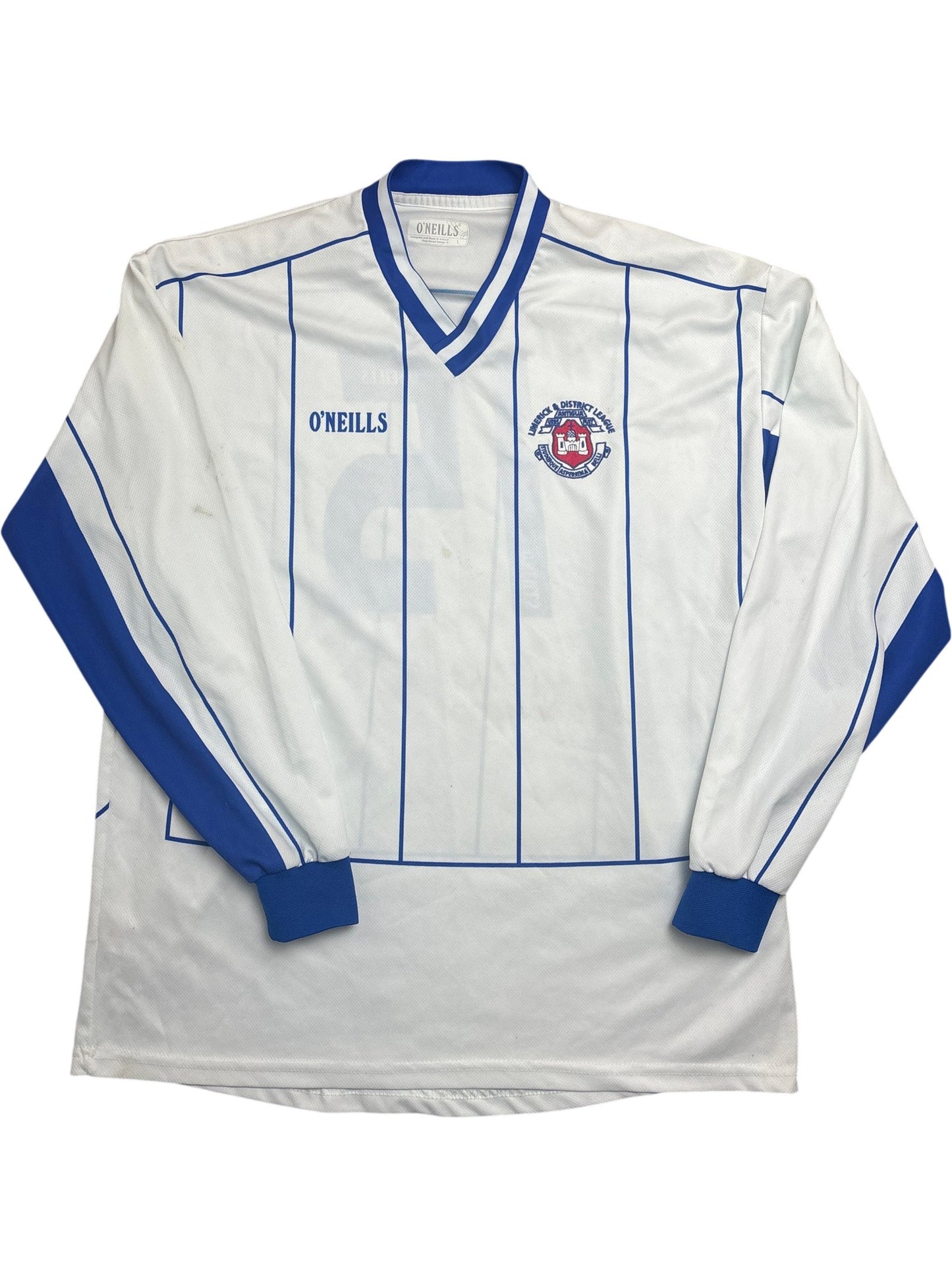 Vintage White O'Neills Sports Jersey (L)