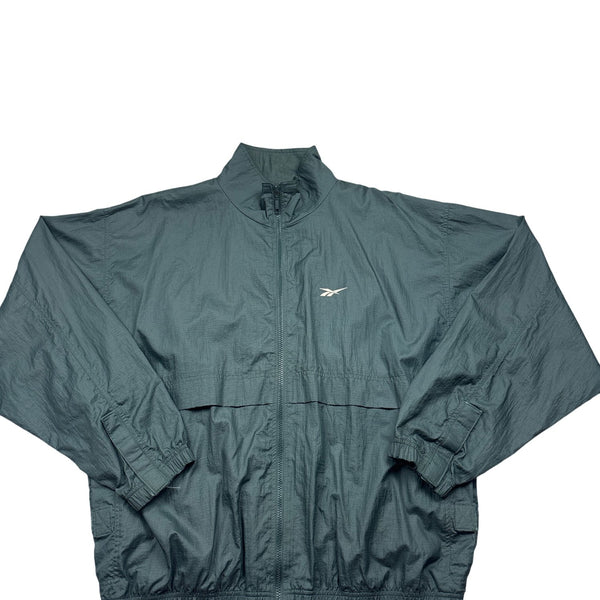 Vintage Green Reebok Jacket 90s (L)