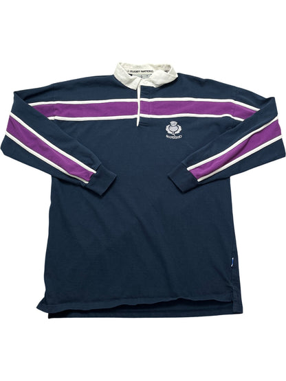 Vintage Navy Scotland Rugby Shirt 90s (M)