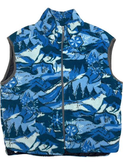 Vintage Blue Whack Vintage Fleece Vest 90s (L)