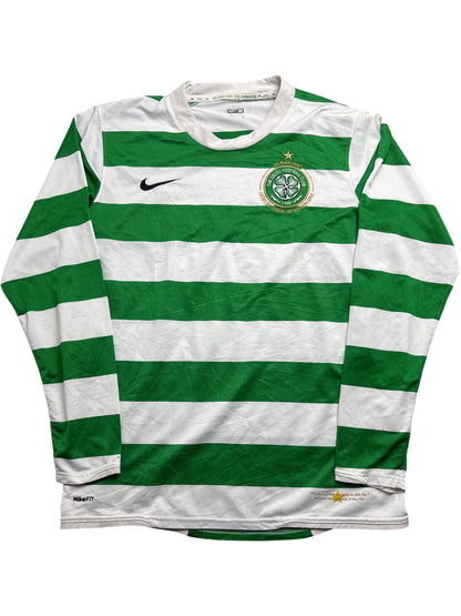Vintage Green White Nike Celtic Football Club Jersey 2007 (M)