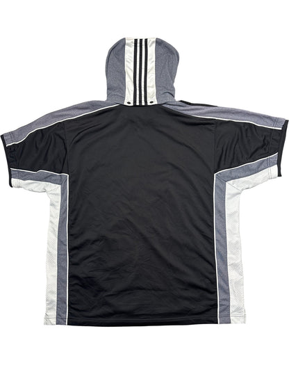Vintage Black Adidas Hoodie 90s (L)