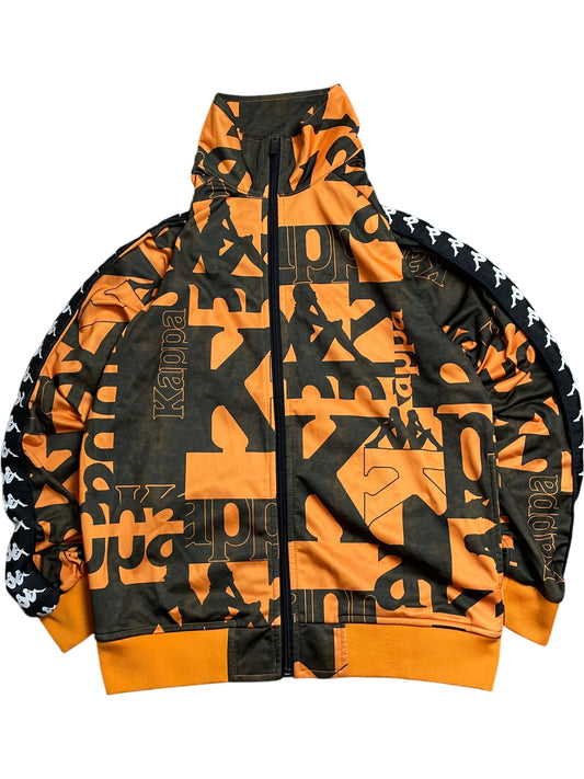 Vintage Orange Kappa Track Jacket Kappa Signature (S)