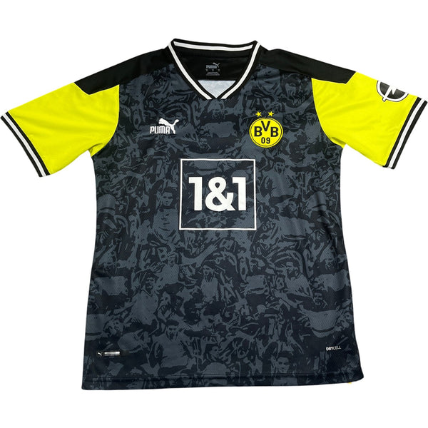 Vintage Yellow Puma Borussia Dortmund Jersey Zagadou (M)