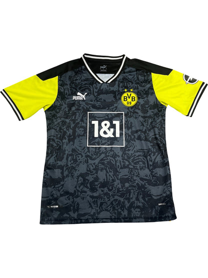 Vintage Yellow Puma Borussia Dortmund Jersey Zagadou (M)