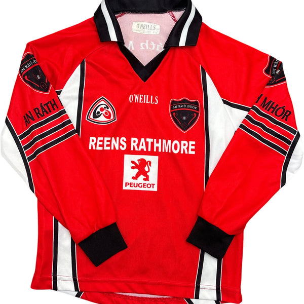 Vintage Red O'Neills Jersey An Ráth Mhór Kids 9-10 (XXS)