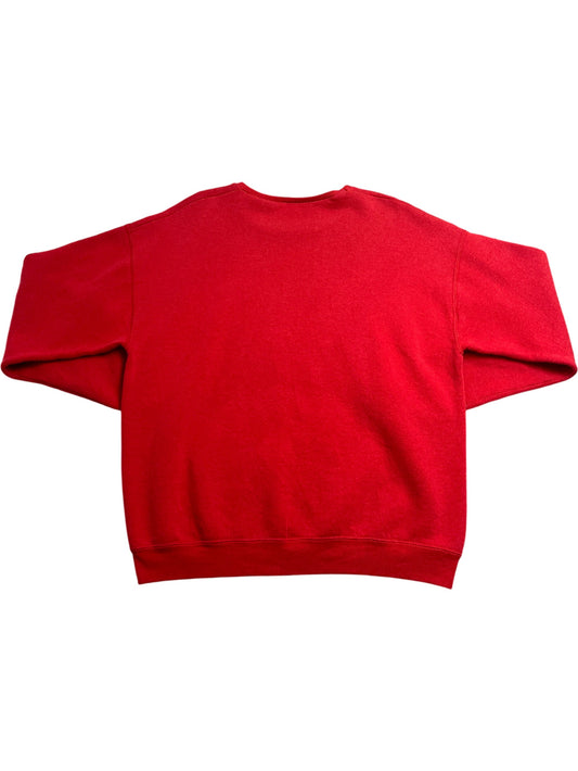 Vintage Red Disney Sweatshirt Mickey Mouse (M)