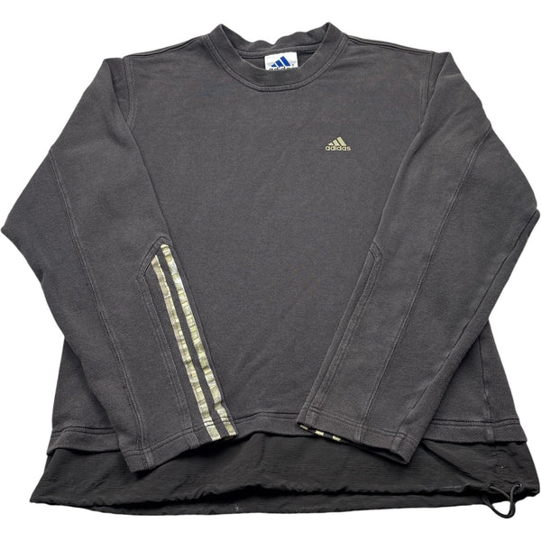 Vintage Black Adidas Sweatshirt (S)