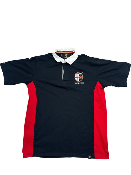 Vintage Black England Guinness Rugby Shirt (M)