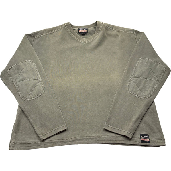 Vintage Green Marlboro Classic Utility Sweater (S)