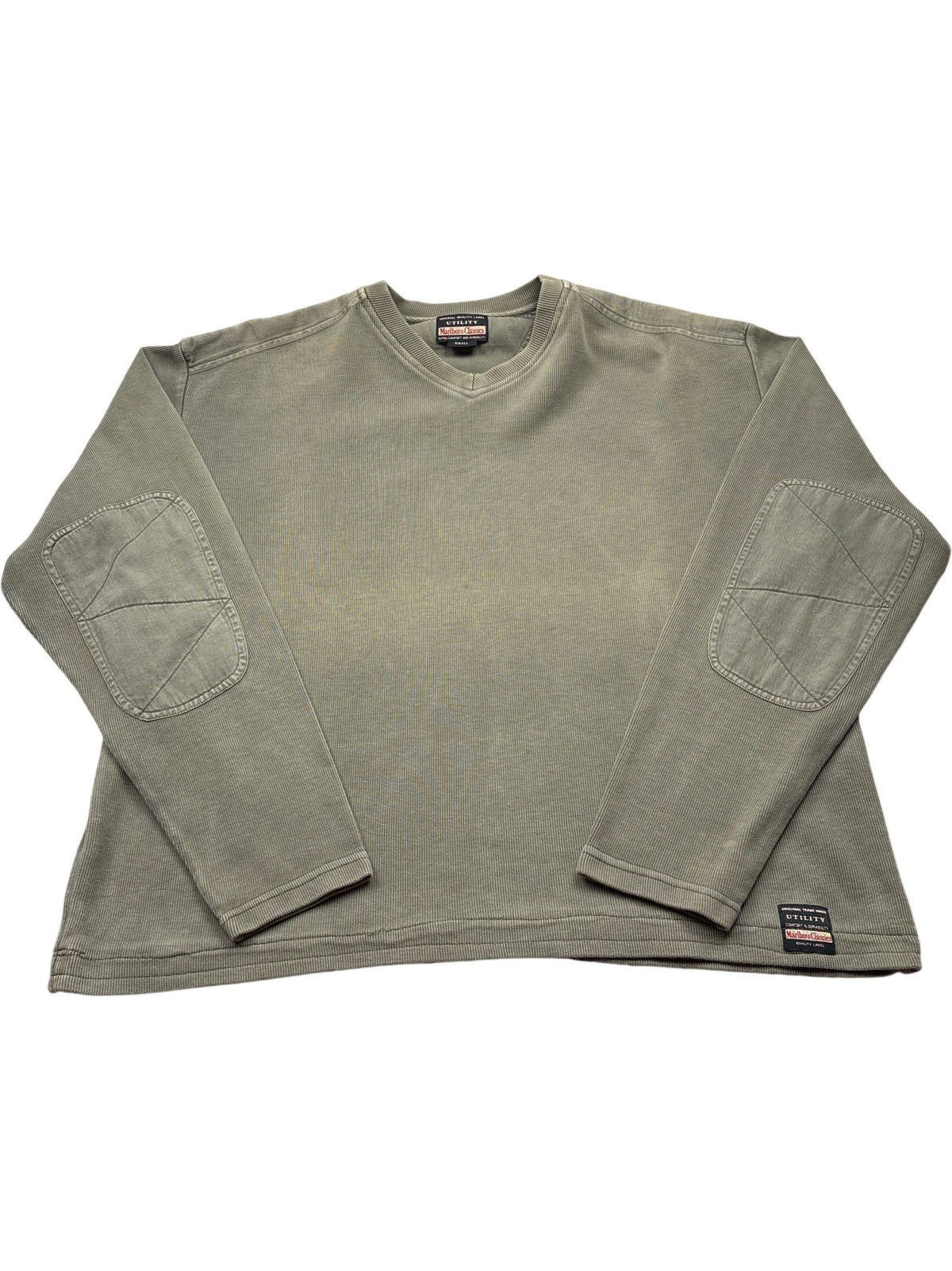 Vintage Green Marlboro Classic Utility Sweater (S)