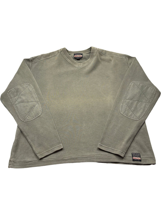 Vintage Green Marlboro Classic Utility Sweater (S)