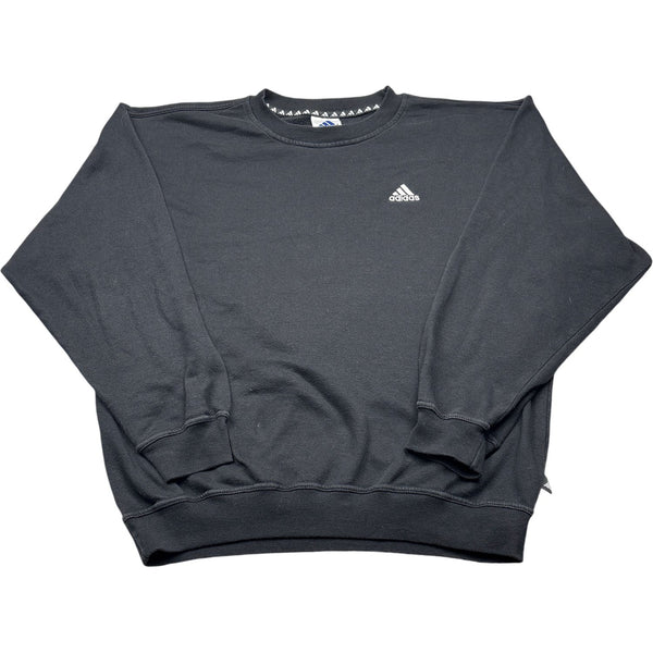 Vintage Black Adidas Crewneck Sweatshirt  (XL)