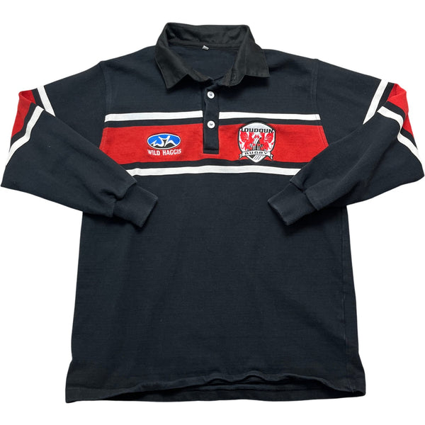 Vintage Black Wild Haggis Rugby Shirt (M)
