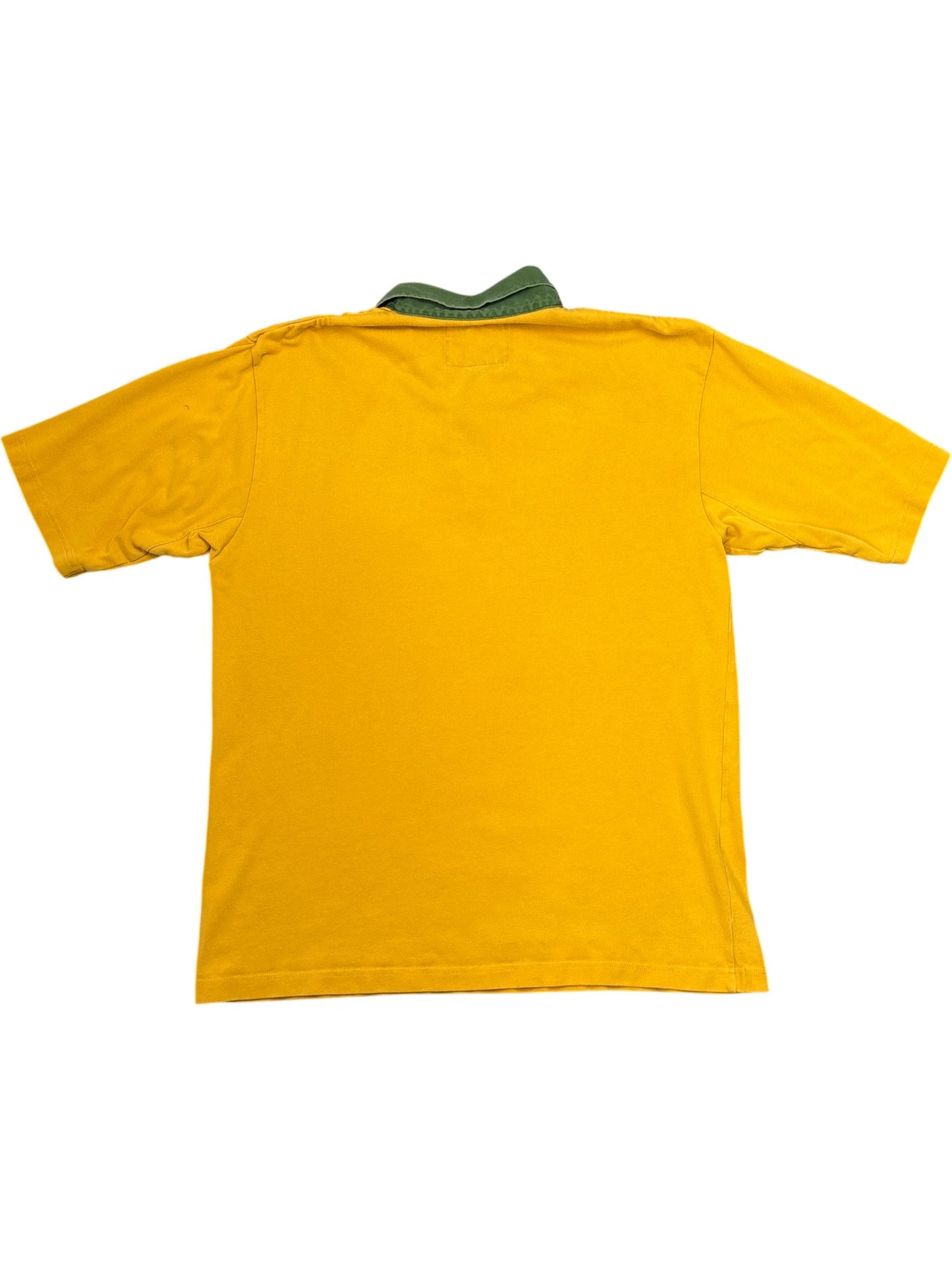 Vintage Yellow Rugby Jersey Australia Crest 90s  (L)