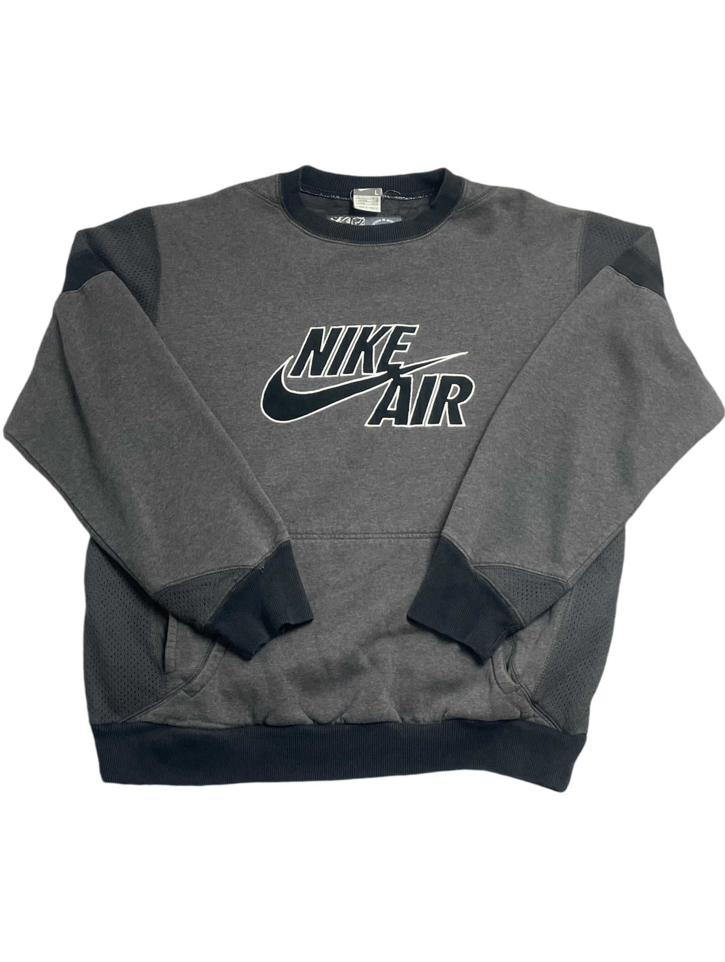 Vintage Grey Nike Sweatshirt Air (L)