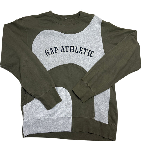 Vintage Green Gap Sweatshirt Athletic 90s (L)
