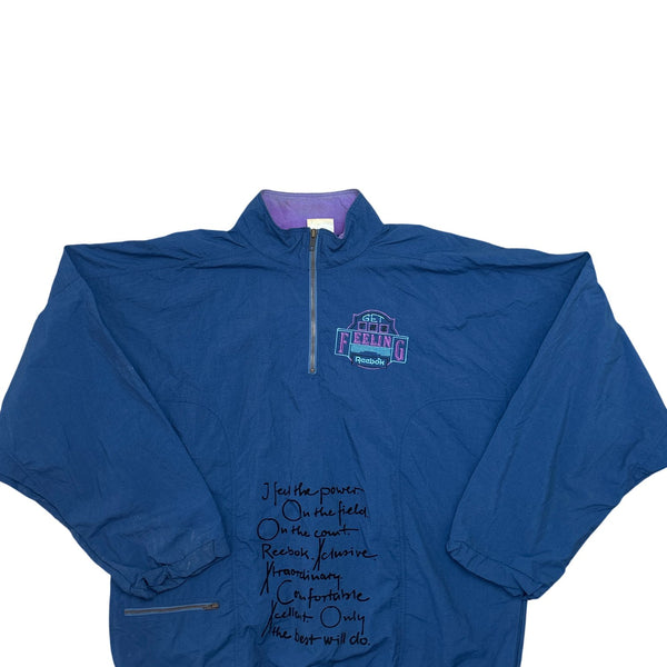 Vintage Blue Reebok Track Jacket 90s (L)