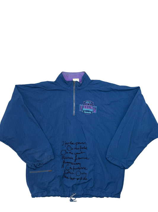 Vintage Blue Reebok Track Jacket 90s (L)