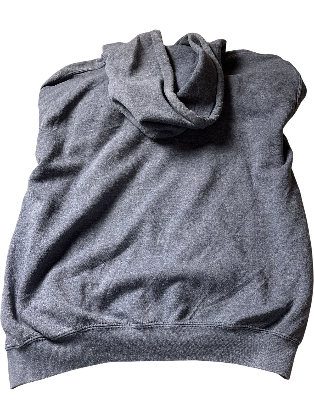 Vintage Grey Nike Rework Hoodie 90s (L)