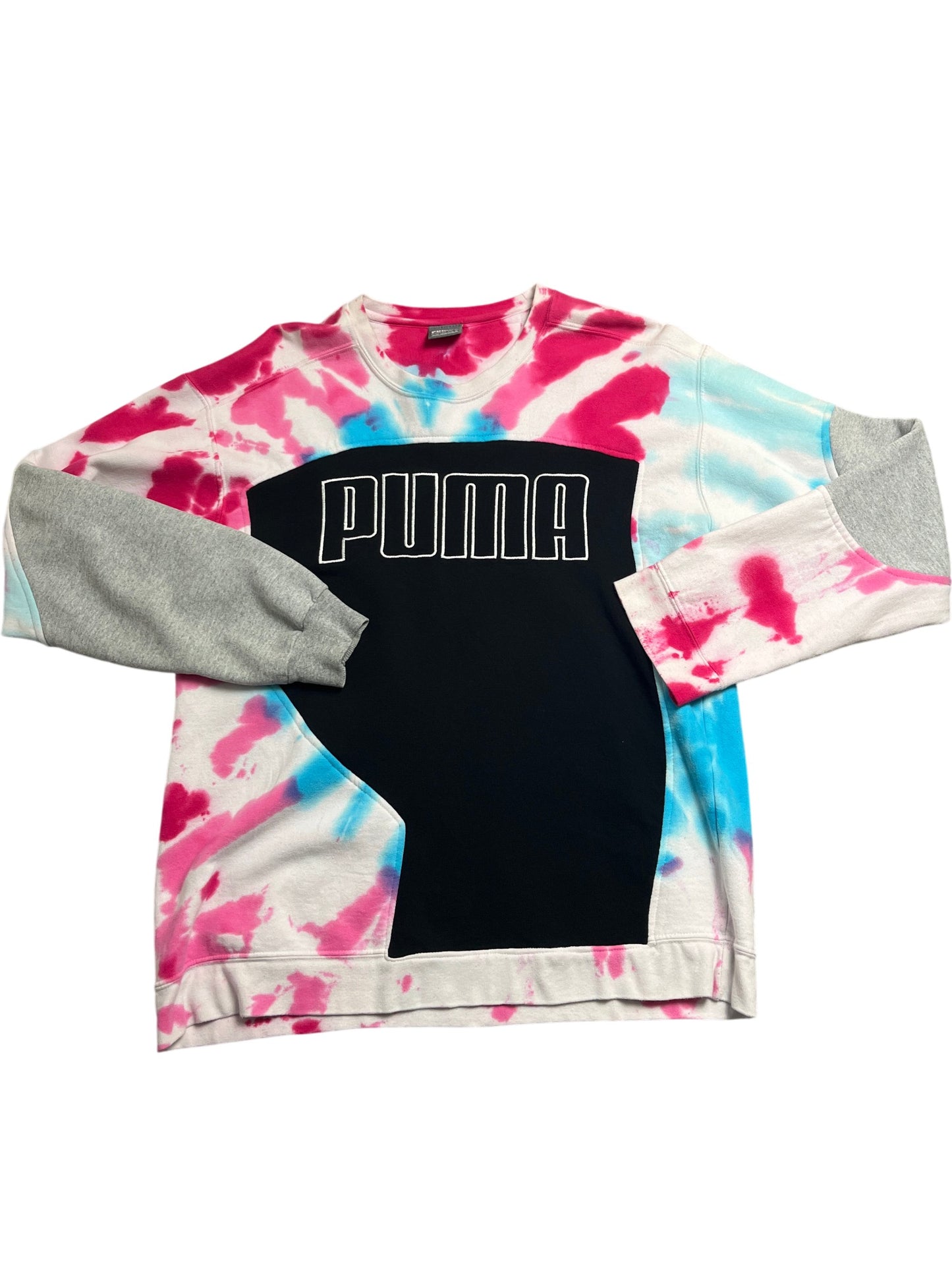 Vintage Multi Puma Sweatshirt Tie-Dye (XL)