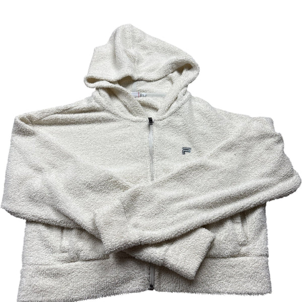 Vintage White Fila Women's Fleece (XS)