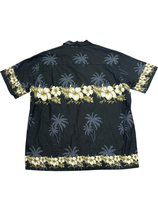 Vintage Black Whack Vintage Hawaiian Shirt 90s 100% Cotton (XL)