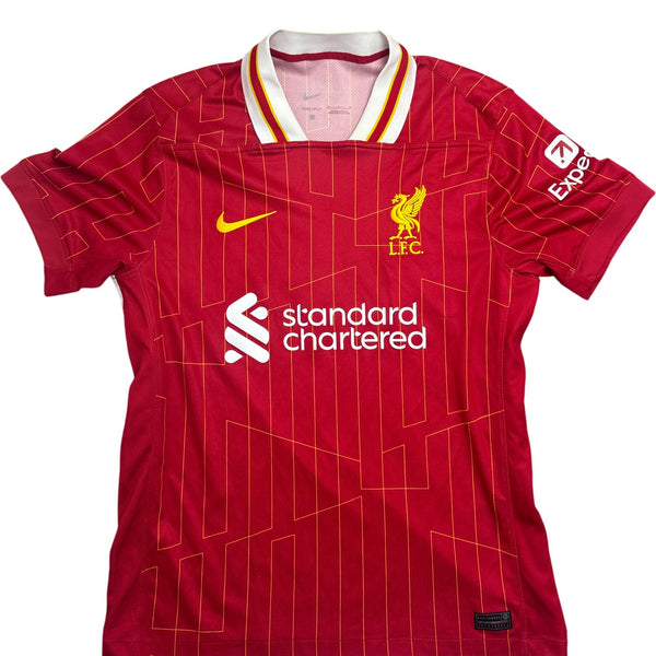 Vintage Red Nike Football Jersey Liverpool 2000s (M)