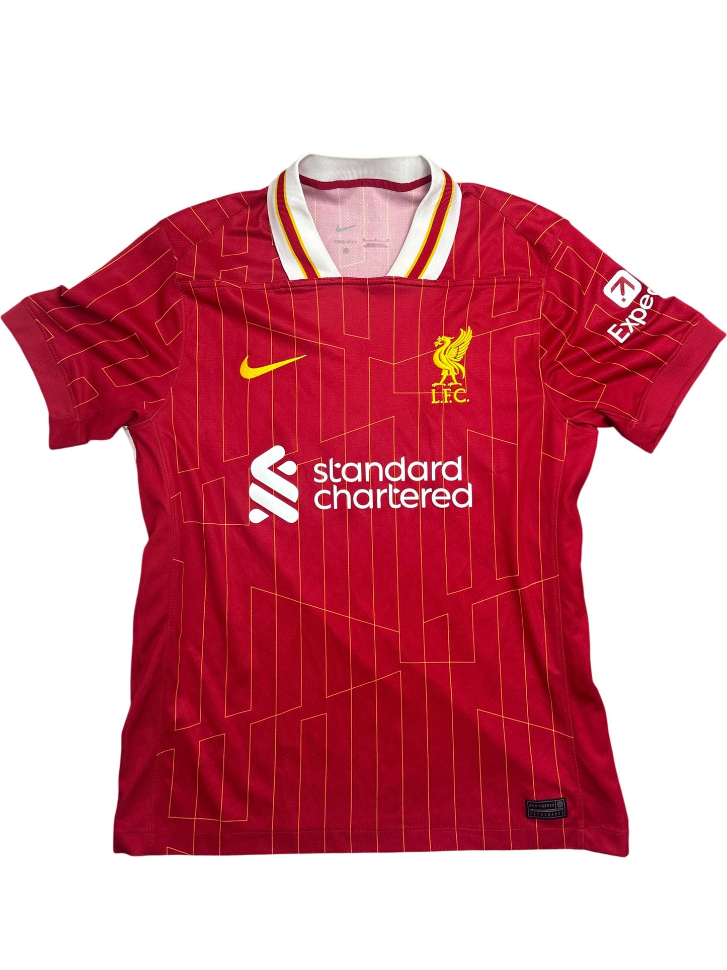 Vintage Red Nike Football Jersey Liverpool 2000s (M)
