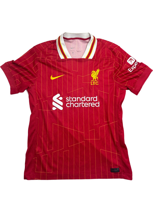 Vintage Red Nike Football Jersey Liverpool 2000s (M)