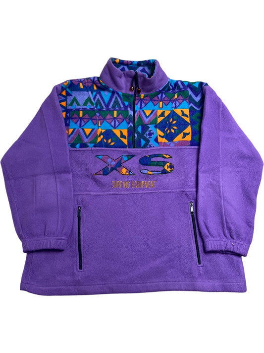 Vintage Purple Gulliver Fleece Wear Surfing Equipment (L)