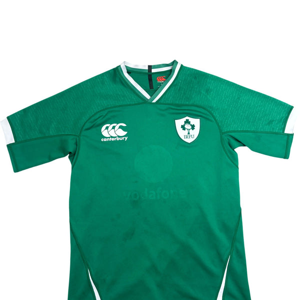 Vintage Green Canterbury Rugby Shirt Ireland IRFU (M)