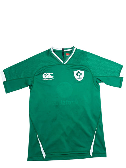 Vintage Green Canterbury Rugby Shirt Ireland IRFU (M)